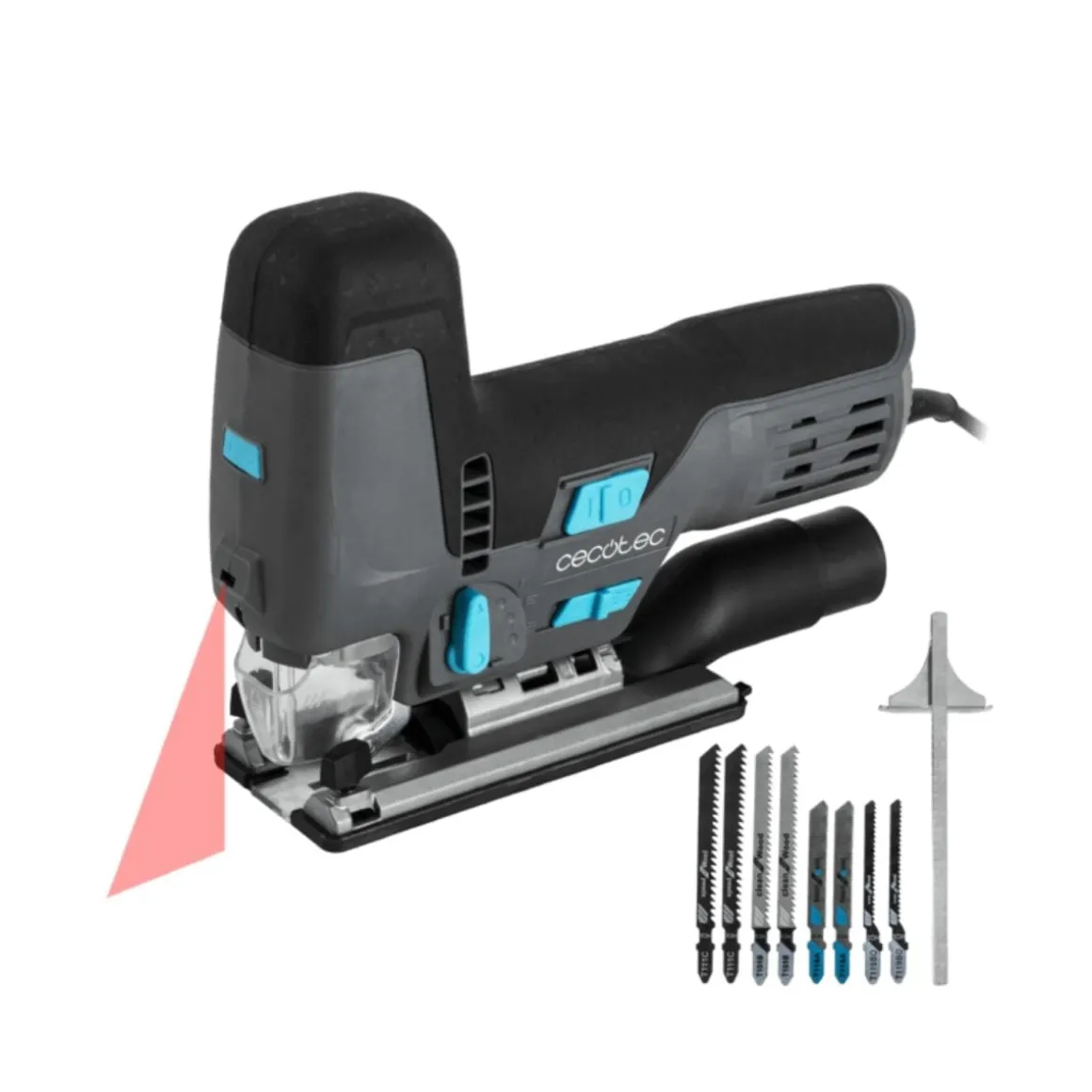 Sierra de calar Cecotec MultiCut 8500 Vision 800W 8 sierras y luz LED