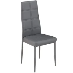 Silla comedor Axiss gris 96,6x40x39,7 cm