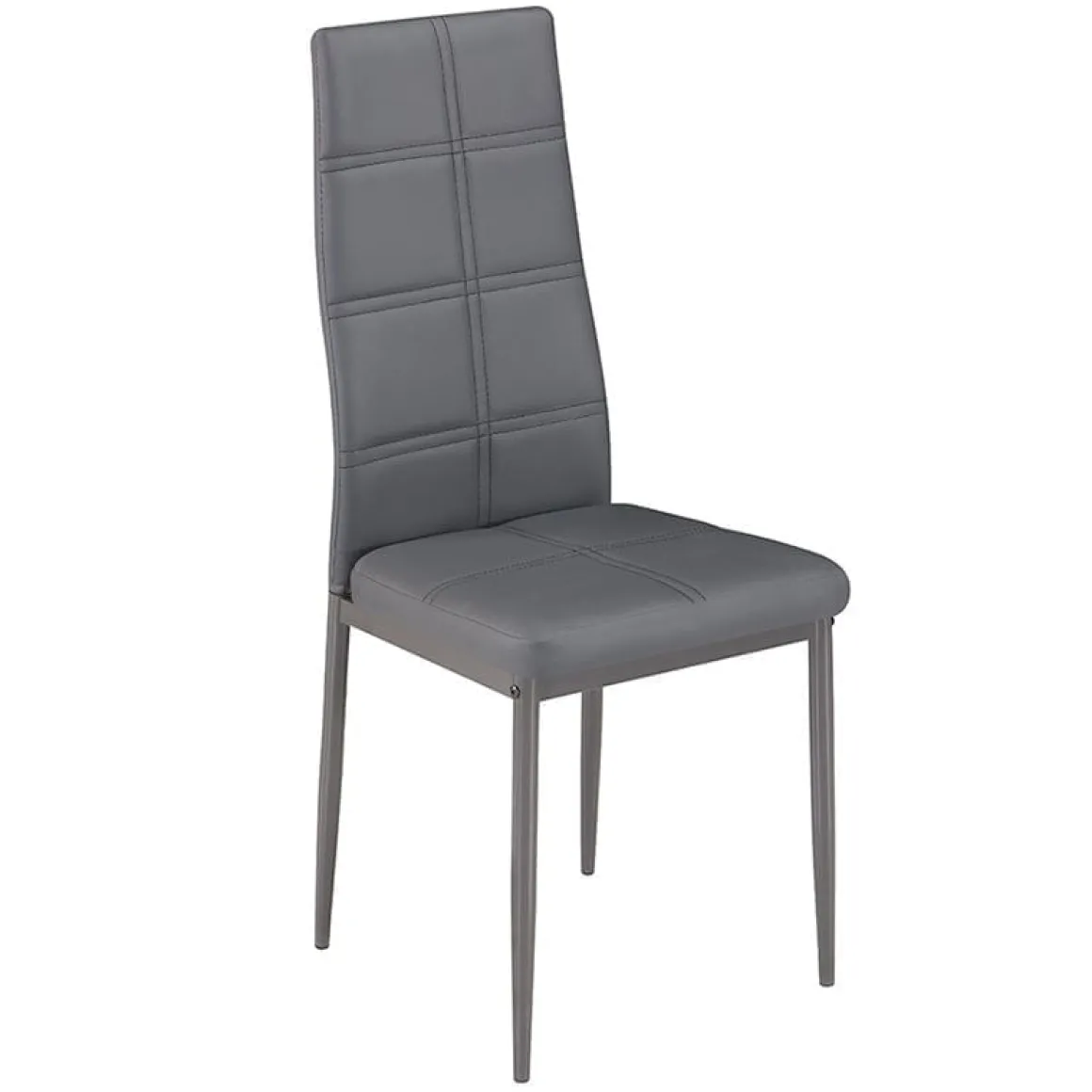 Silla comedor Axiss gris 96,6x40x39,7 cm