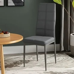 Silla comedor Axiss gris 96,6x40x39,7 cm