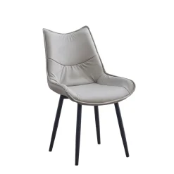 Silla de comedor Calista asiento acolchado 95x55x61 cm