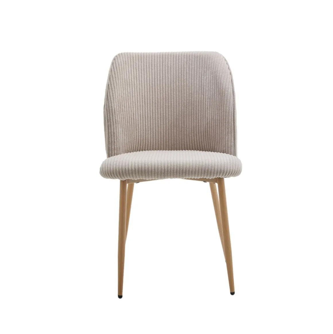 Silla de comedor Milán asiento acolchado 84x50x62 cm
