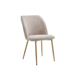 Silla de comedor Milán asiento acolchado 84x50x62 cm