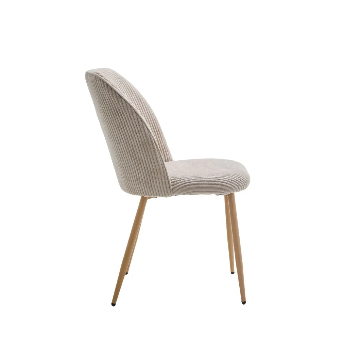 Silla de comedor Milán asiento acolchado 84x50x62 cm