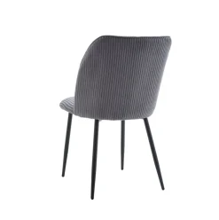 Silla de comedor Milán asiento acolchado 84x50x62 cm