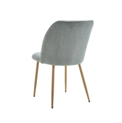 Silla de comedor Milán asiento acolchado 84x50x62 cm