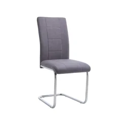 Silla de comedor San Deluxe asiento acolchado tapizado New Jade 100x44x61 cm