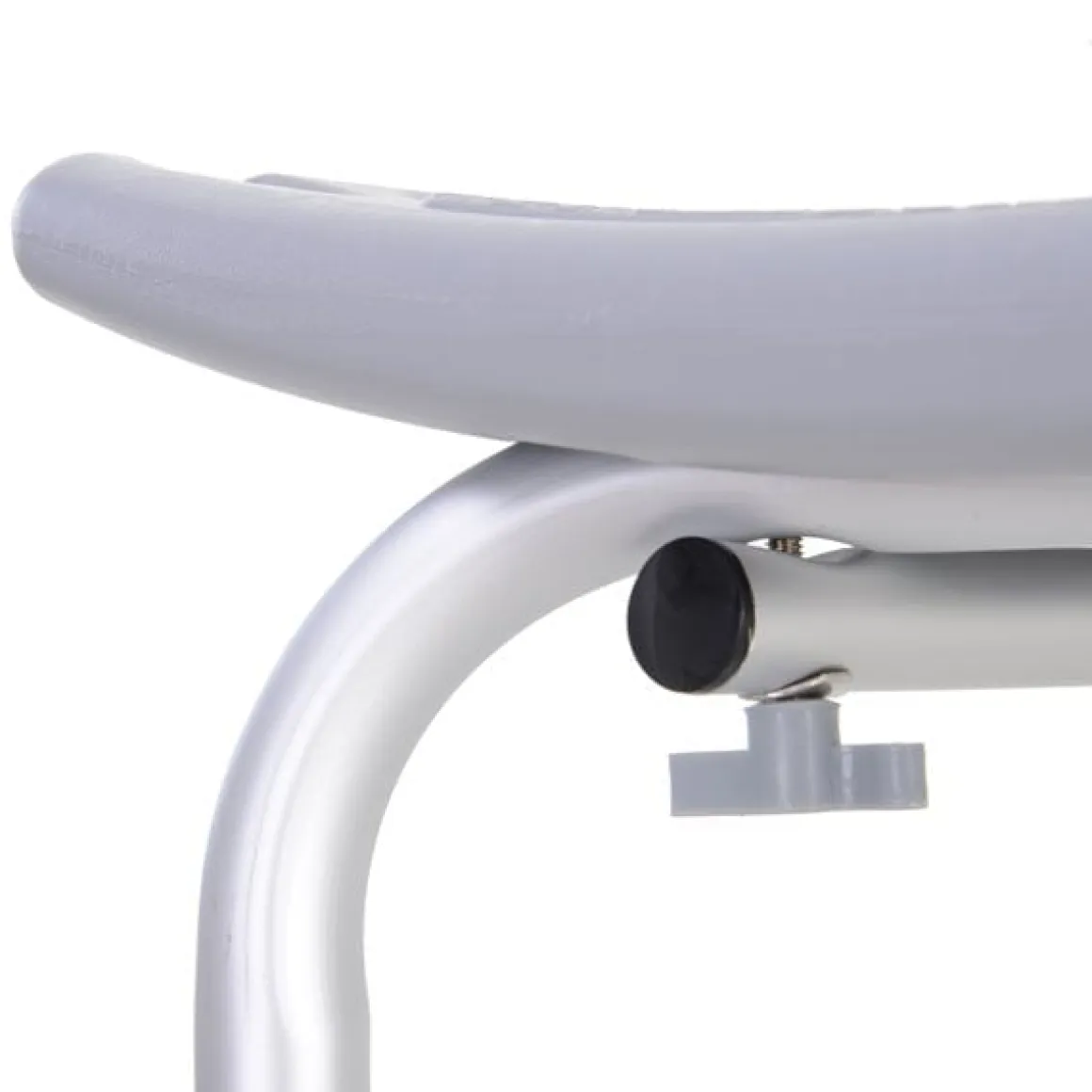 Silla de ducha antideslizante y regulable para baño WC 67,5-85,5 x 51 x 38,5 cm