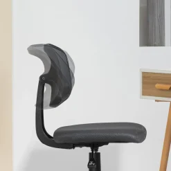 Silla de escritorio Arborea Homcom altura regulable 78-88x43x48 cm