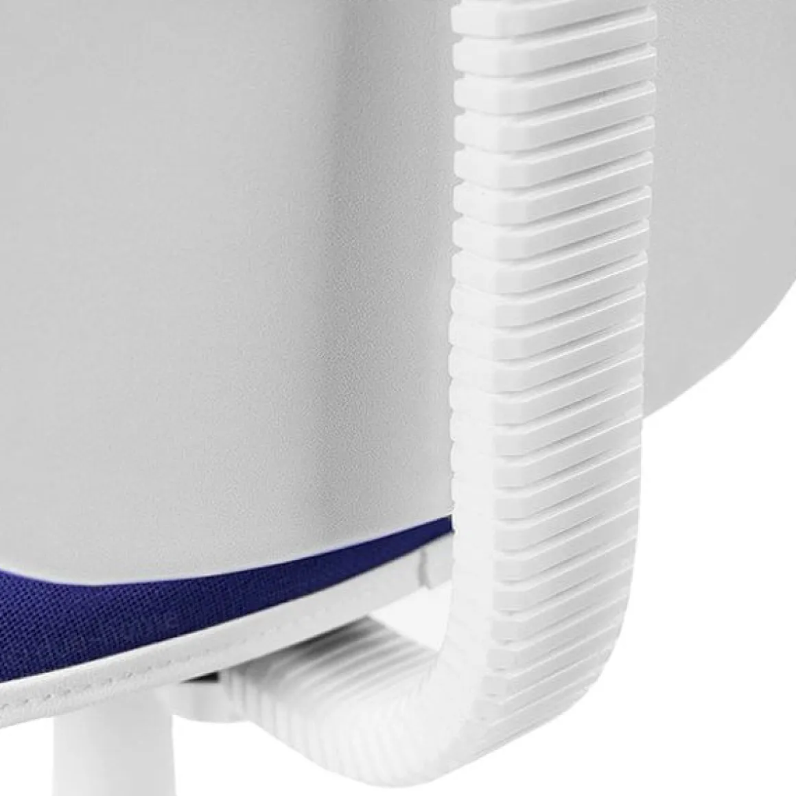 Silla de escritorio Dolphin giratoria azul/blanco 79-91x54x54 cm