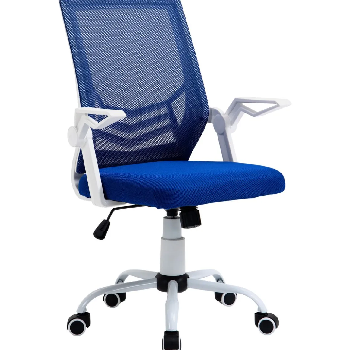 Silla de escritorio Essen Vinsetto altura ajustable azul 94-104x62,5x55 cm