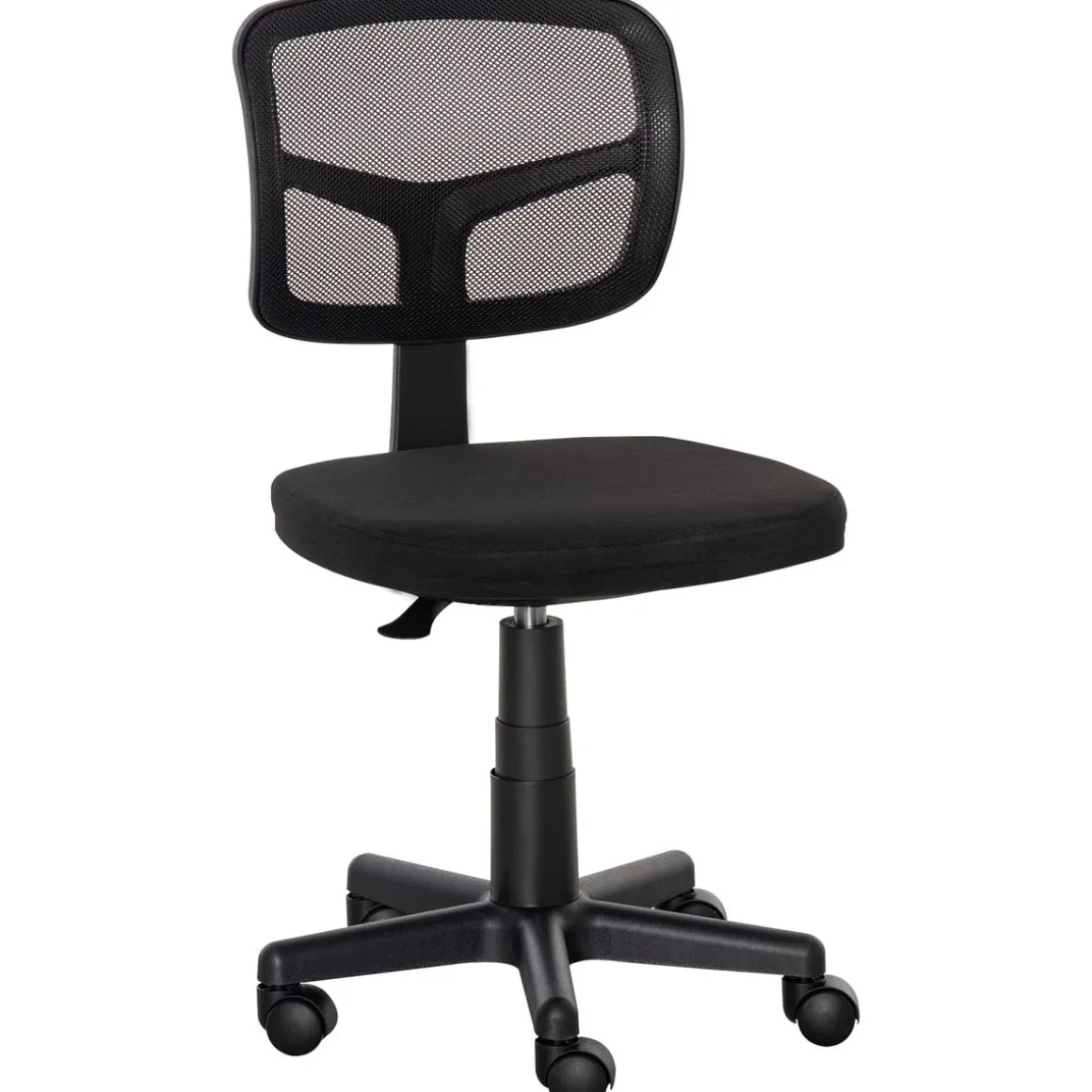 Silla de escritorio Ghel Vinsetto con altura regulable negro 77,5-89,5x43x48 cm