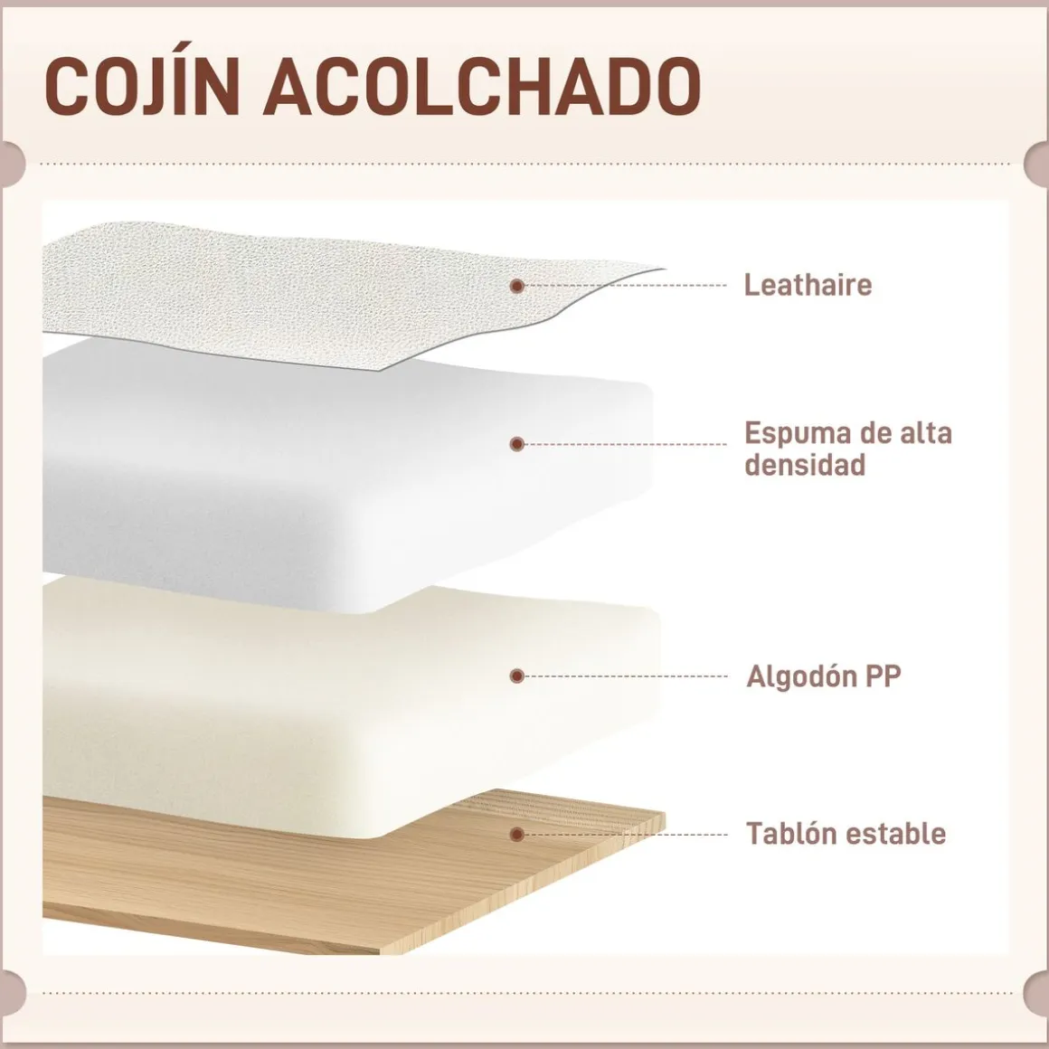 Silla de escritorio Halo Homcom altura regulable + basculante blanco 84-94x65x65 cm