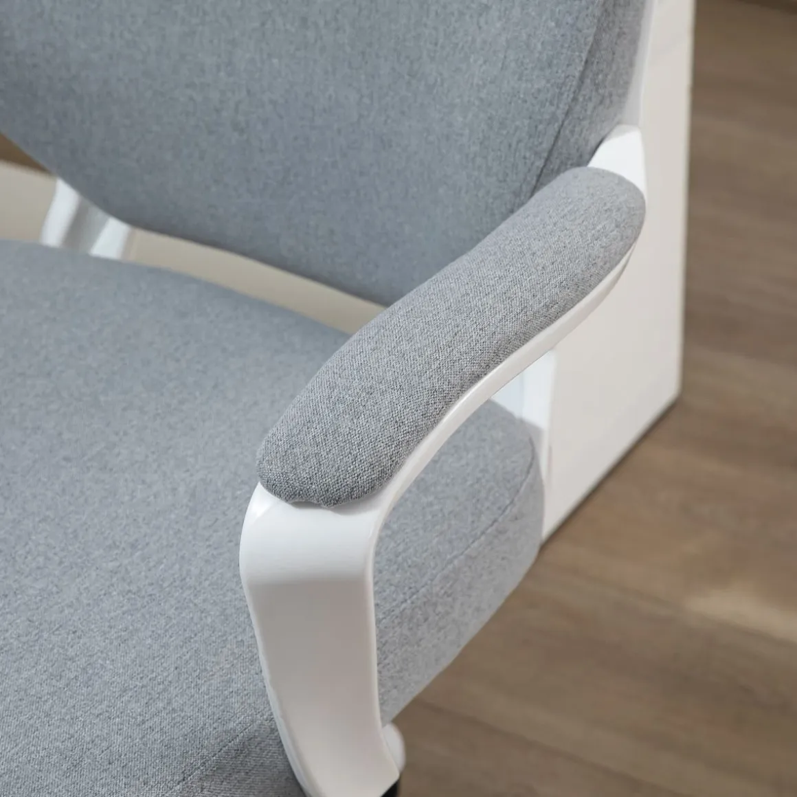 Silla de escritorio Libra Vinsetto altura regulable gris 92-100x62x69 cm