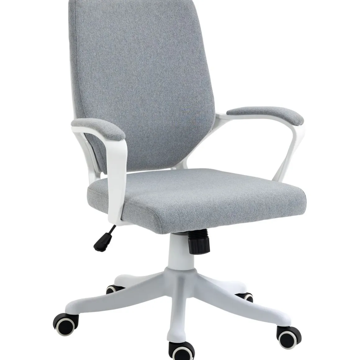 Silla de escritorio Libra Vinsetto altura regulable gris 92-100x62x69 cm