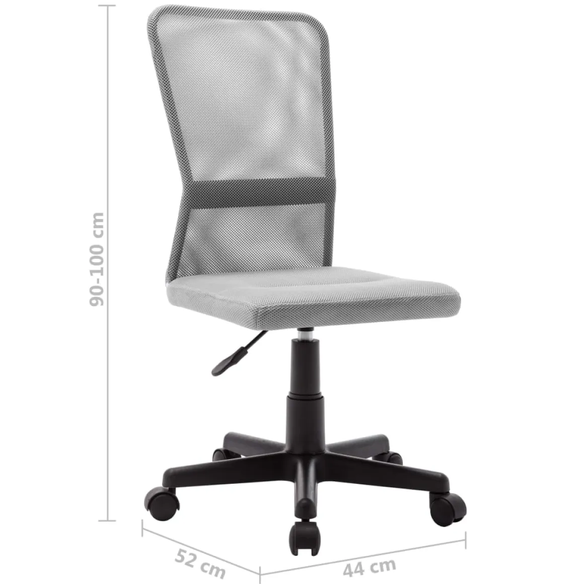 Silla de escritorio Lirio altura regulable 90-100x44x52 cm