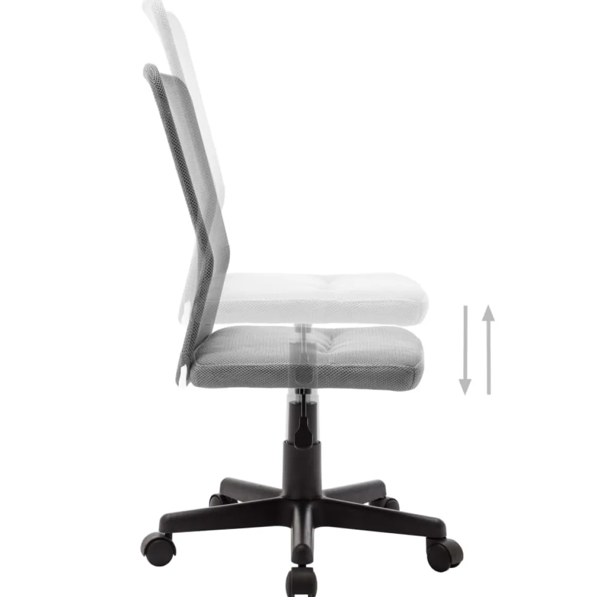 Silla de escritorio Lirio altura regulable 90-100x44x52 cm