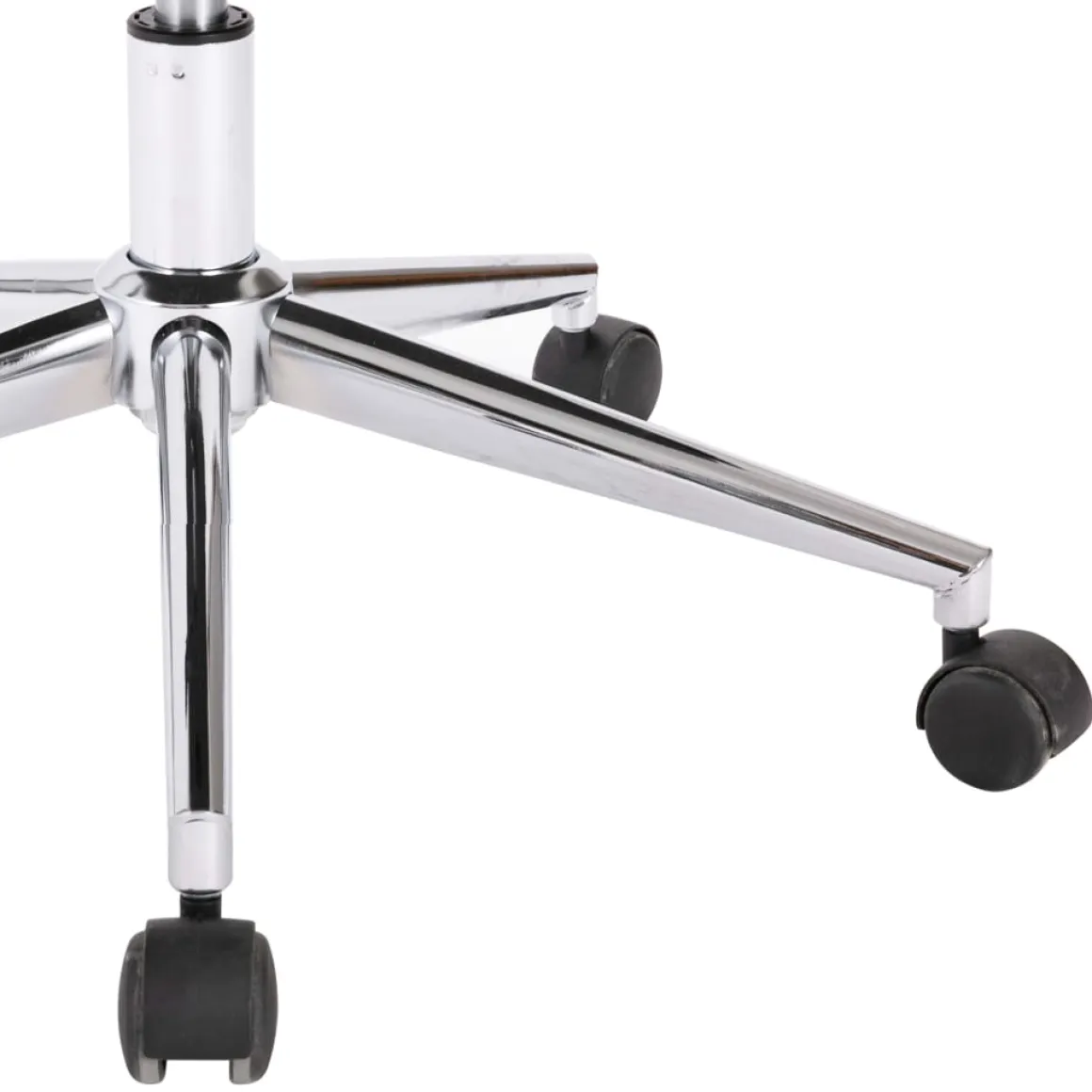 Silla de escritorio Notte giratoria con altura regulable gris 80-87,5x67x62 cm