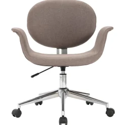 Silla de escritorio Notte giratoria con altura regulable gris 80-87,5x67x62 cm