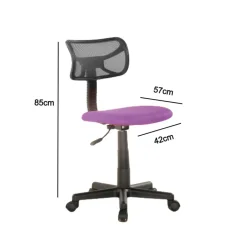 Silla de escritorio Sof-06 regulable 73/85x42x57 cm