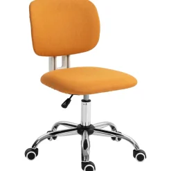 Silla de escritorio Sunny Vinsetto giratoria altura regulable naranja 80-90x48x53 cm