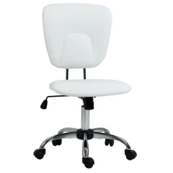 Silla de escritorio Vinsetto altura ajustable basculante con ruedas 87,5/96,5x50x54 cm