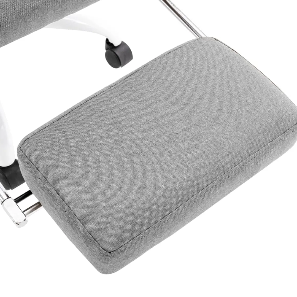 Silla de oficina Ahissa función masaje reclinable gris 112-121x60x64 cm
