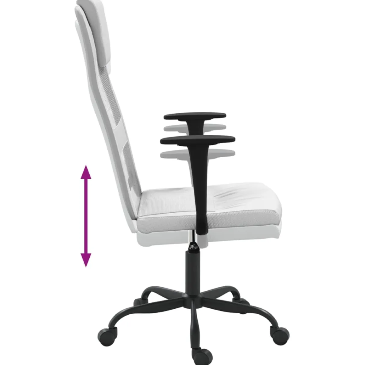 Silla de oficina Amapola altura ajustable 106-116x67x68 cm