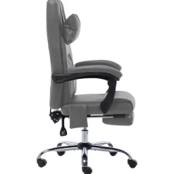 Silla de oficina Ammia función masaje reclinable 112-121x60x64 cm