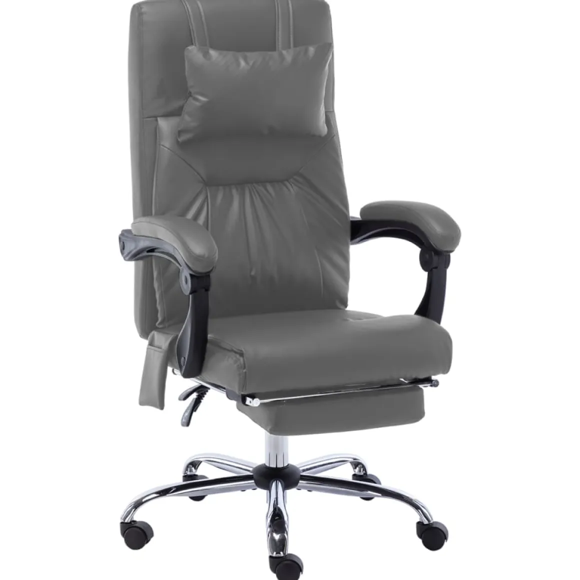 Silla de oficina Ammia función masaje reclinable 112-121x60x64 cm