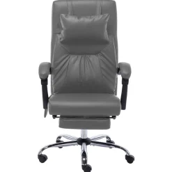 Silla de oficina Ammia función masaje reclinable 112-121x60x64 cm