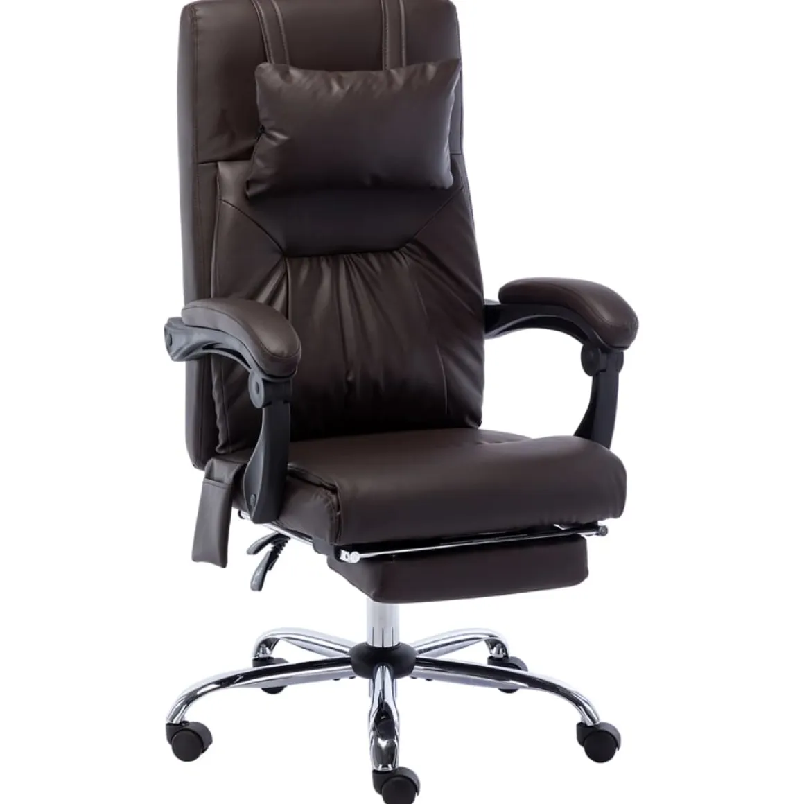 Silla de oficina Ammia función masaje reclinable 112-121x60x64 cm