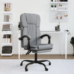Silla de oficina Anie altura regulable respaldo reclinable 112,5-122x63x56 cm