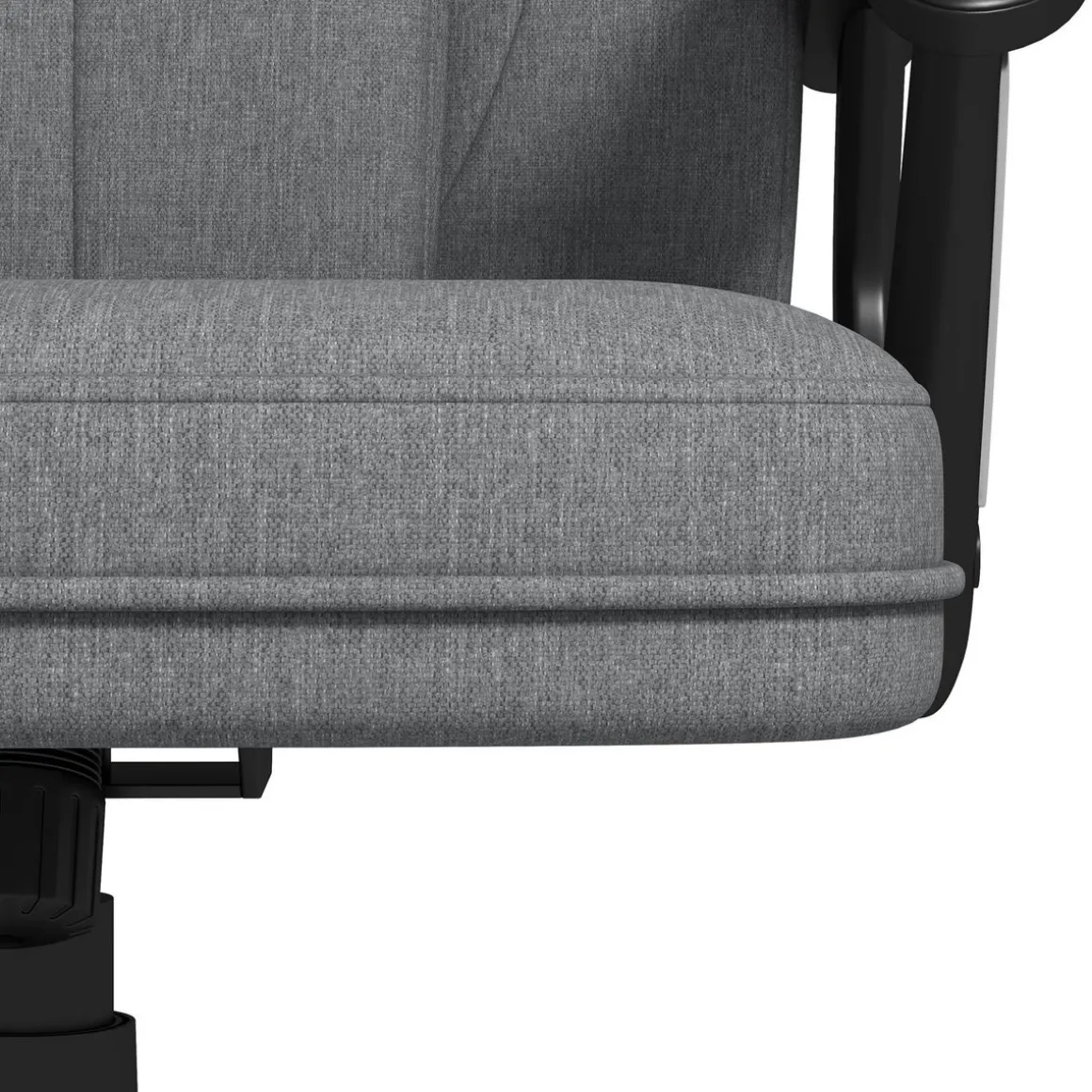 Silla de oficina Azal Vinsetto altura ajustable basculante gris 110-120x66x75 cm