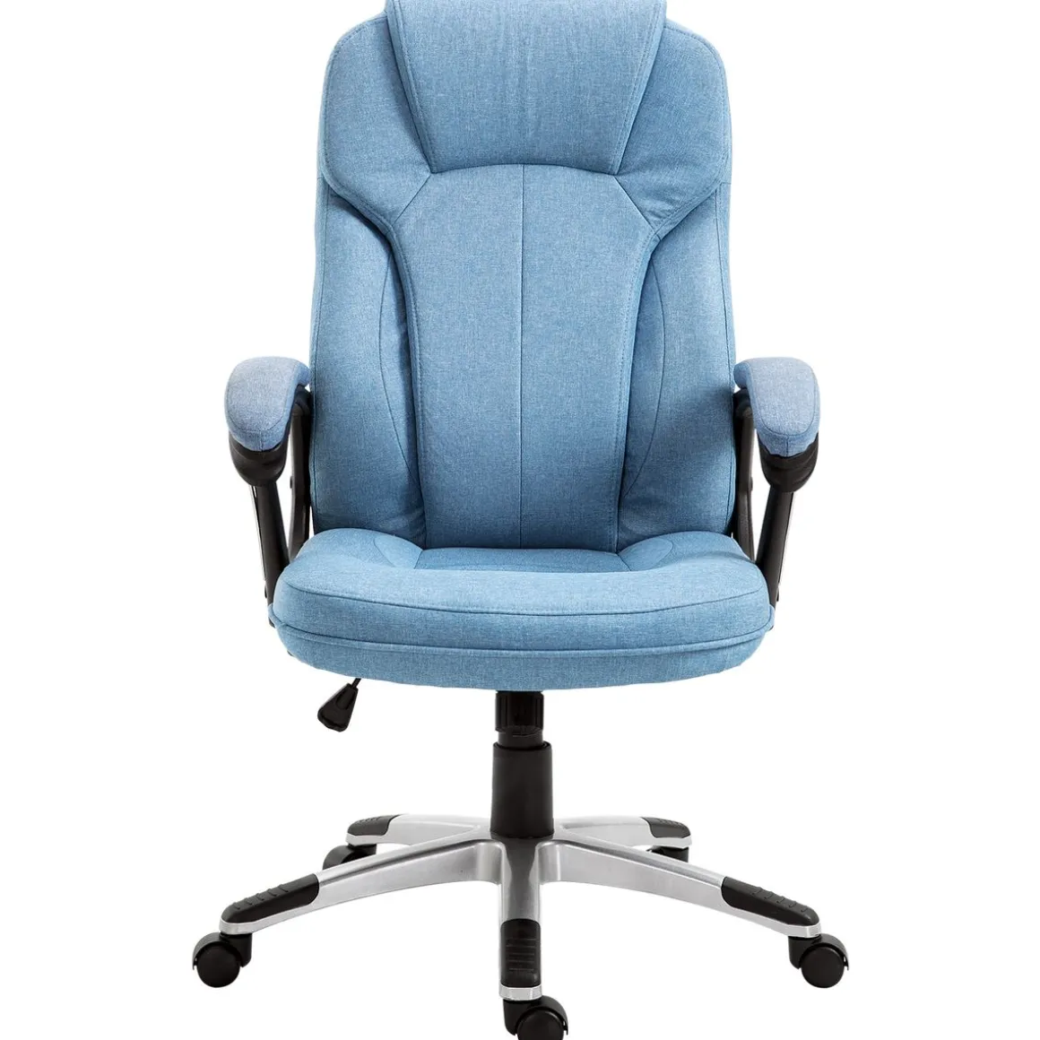 Silla de oficina Benedith Vinsetto respaldo alto con reposabrazos azul 110-120x66x66 cm