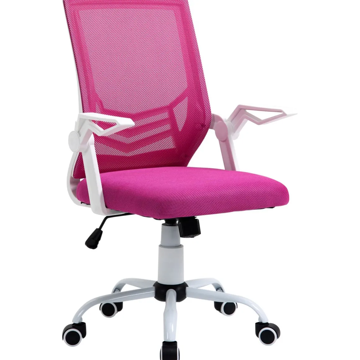 Silla de oficina Broome Vinsetto altura ajustable + reposabrazos abatible 94-104x62,5x55 cm