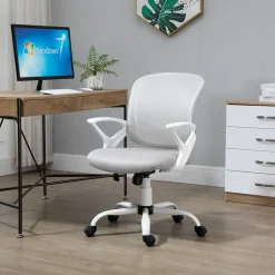 Silla de oficina Carra Vinsetto ergonómica ajustable 89-99x61x61 cm