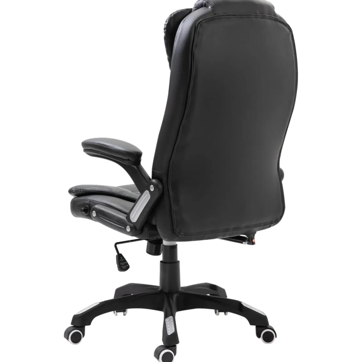 Silla de oficina Coma acolchada reclinable negro 110-119x68x71 cm