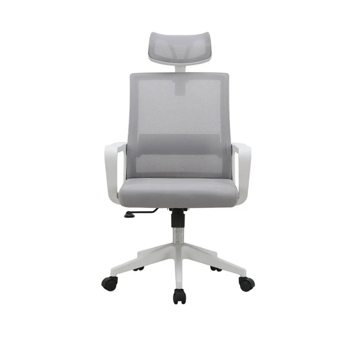Silla de oficina ergonómica altura regulable reposacabezas 111-120x61x61 cm