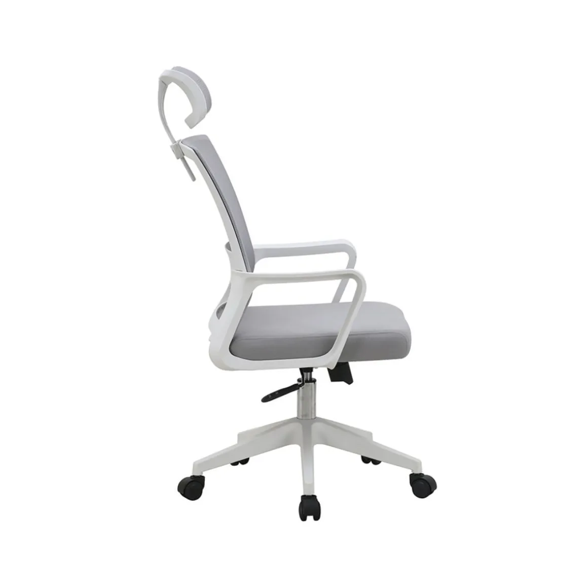 Silla de oficina ergonómica altura regulable reposacabezas 111-120x61x61 cm