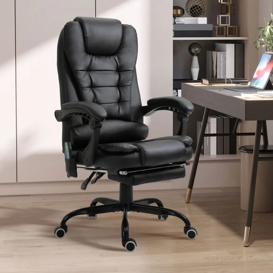 Silla de oficina Lady Vinsetto 7 puntos de masaje 111-121x67x79 cm