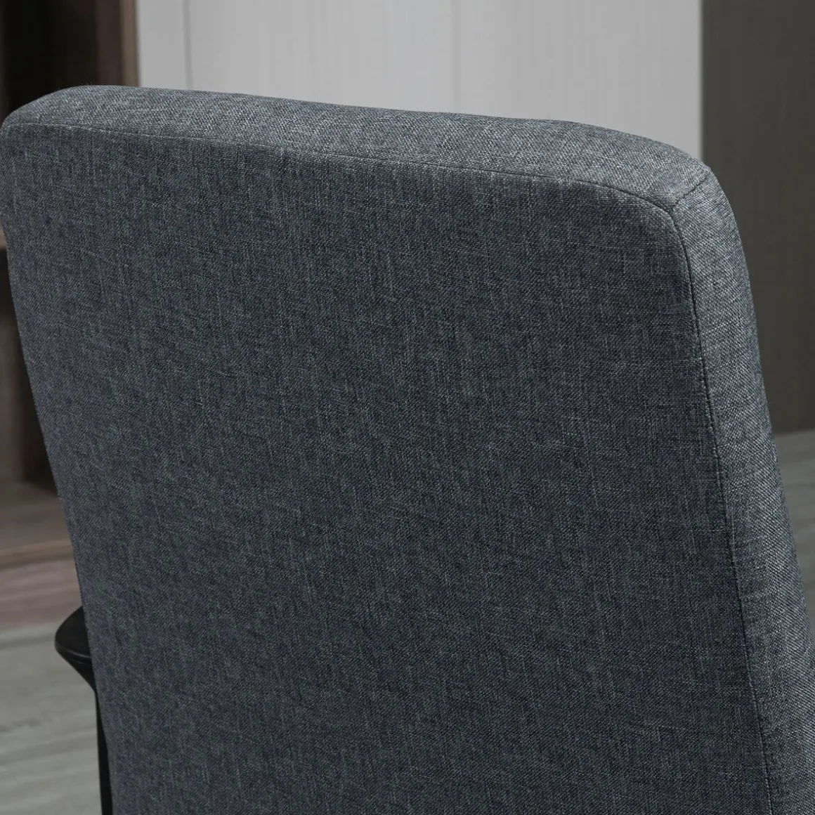 Silla de oficina Lodang Vinsetto altura ajustable con reposabrazos gris 96-105,5x59x63 cm