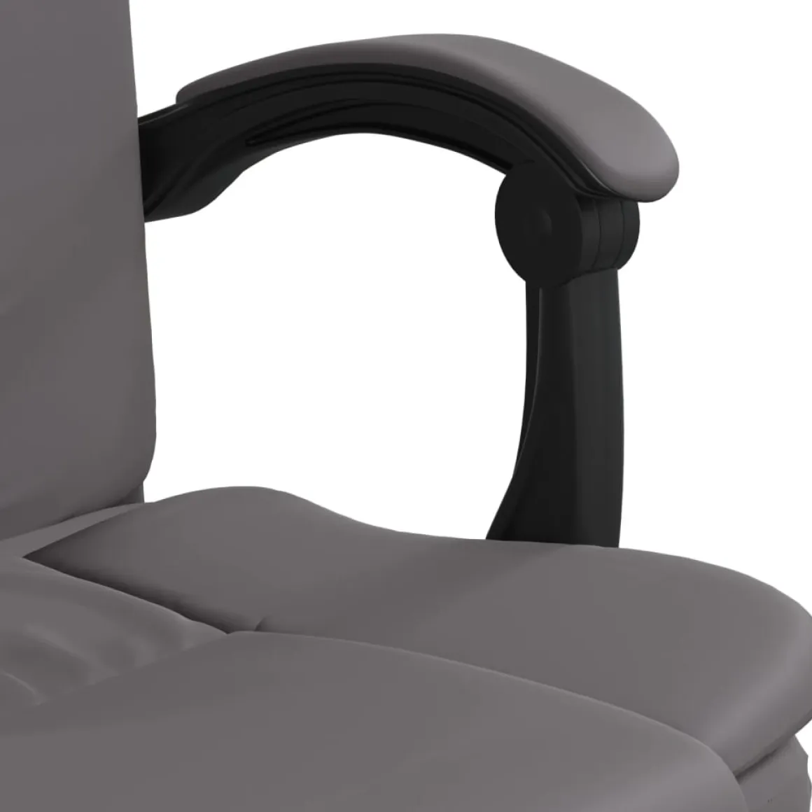 Silla de oficina Nusar reclinable con reposapiés 112,5-122x63x56 cm