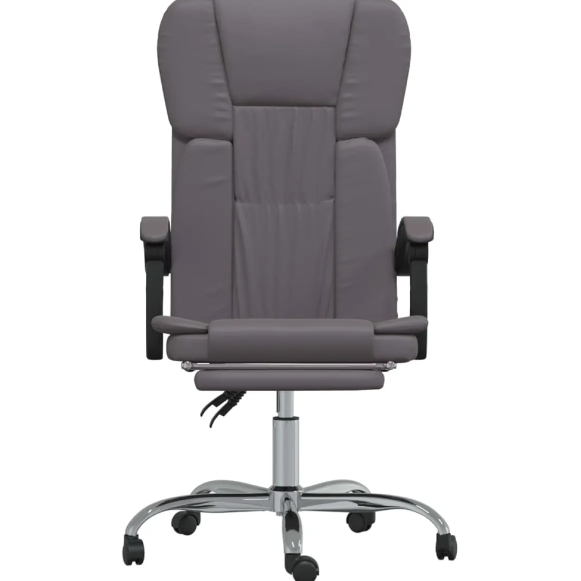 Silla de oficina Nusar reclinable con reposapiés 112,5-122x63x56 cm