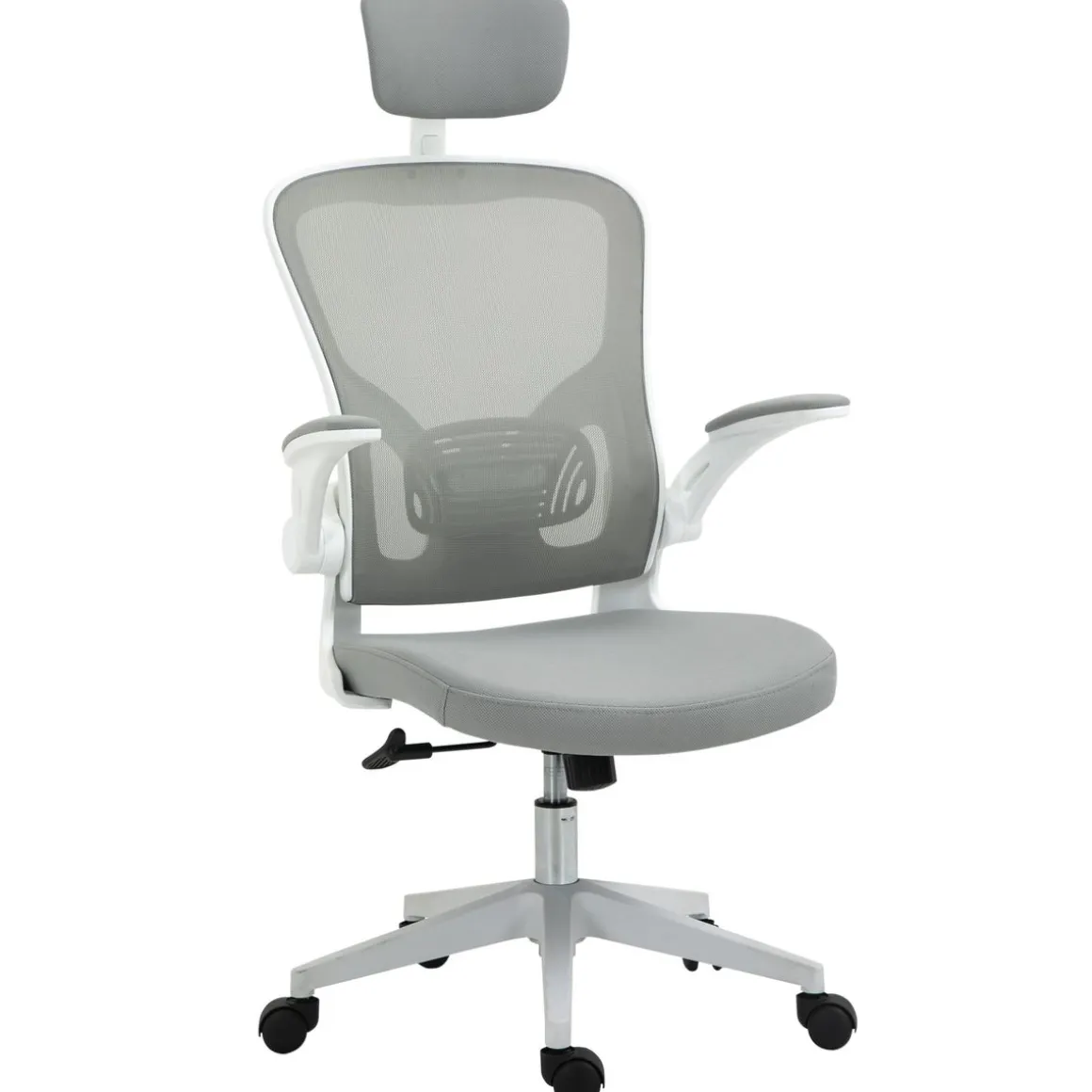 Silla de oficina Ousby Vinsetto altura ajustable 114-122x65x64 cm