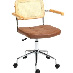 Silla de oficina Pulse Homcom basculante + altura regulable 82-90x55,5x60 cm