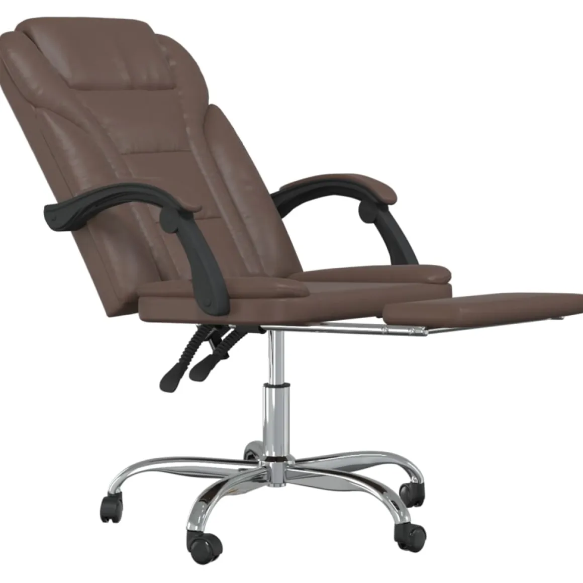Silla de oficina Pulssar reclinable con reposapiés 112,5-122x63x56 cm
