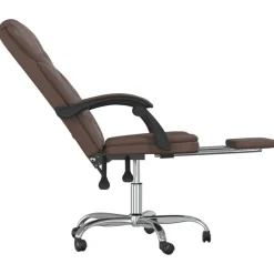Silla de oficina Pulssar reclinable con reposapiés 112,5-122x63x56 cm