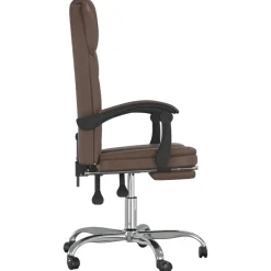 Silla de oficina Pulssar reclinable con reposapiés 112,5-122x63x56 cm