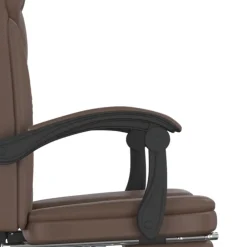 Silla de oficina Pulssar reclinable con reposapiés 112,5-122x63x56 cm